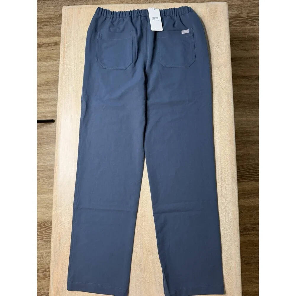 Figs NWT Pisco Straight-Leg Scrub Pant in Dark Harbor Men's Size Small